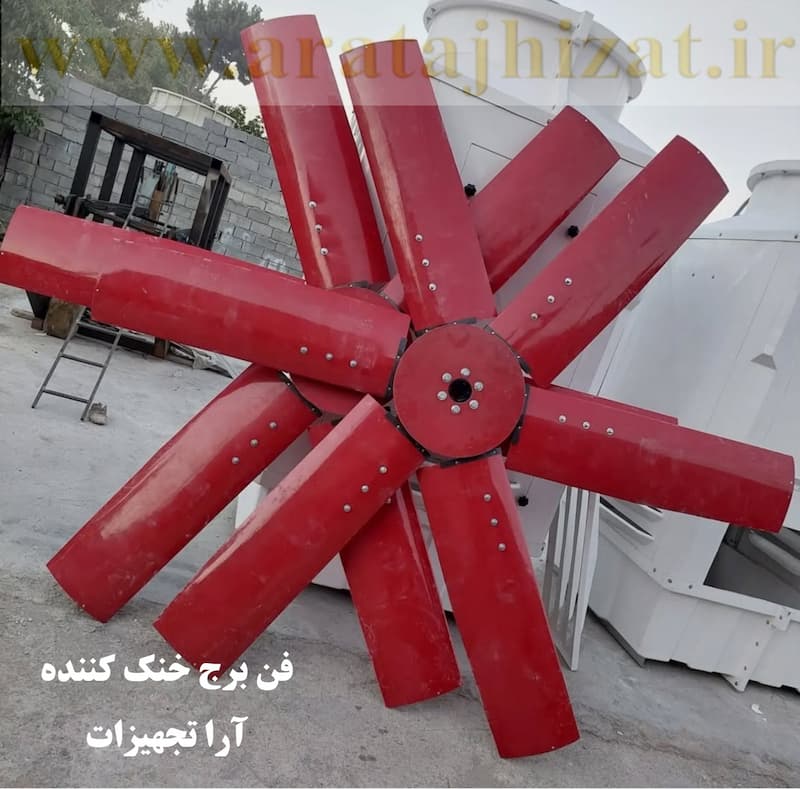 فن محوری برج خنک کننده