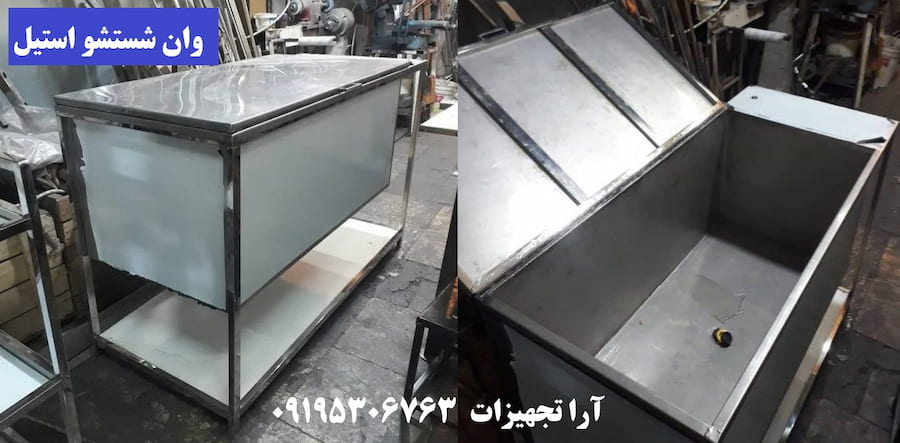 وان استیل صنعتی304 درب دار