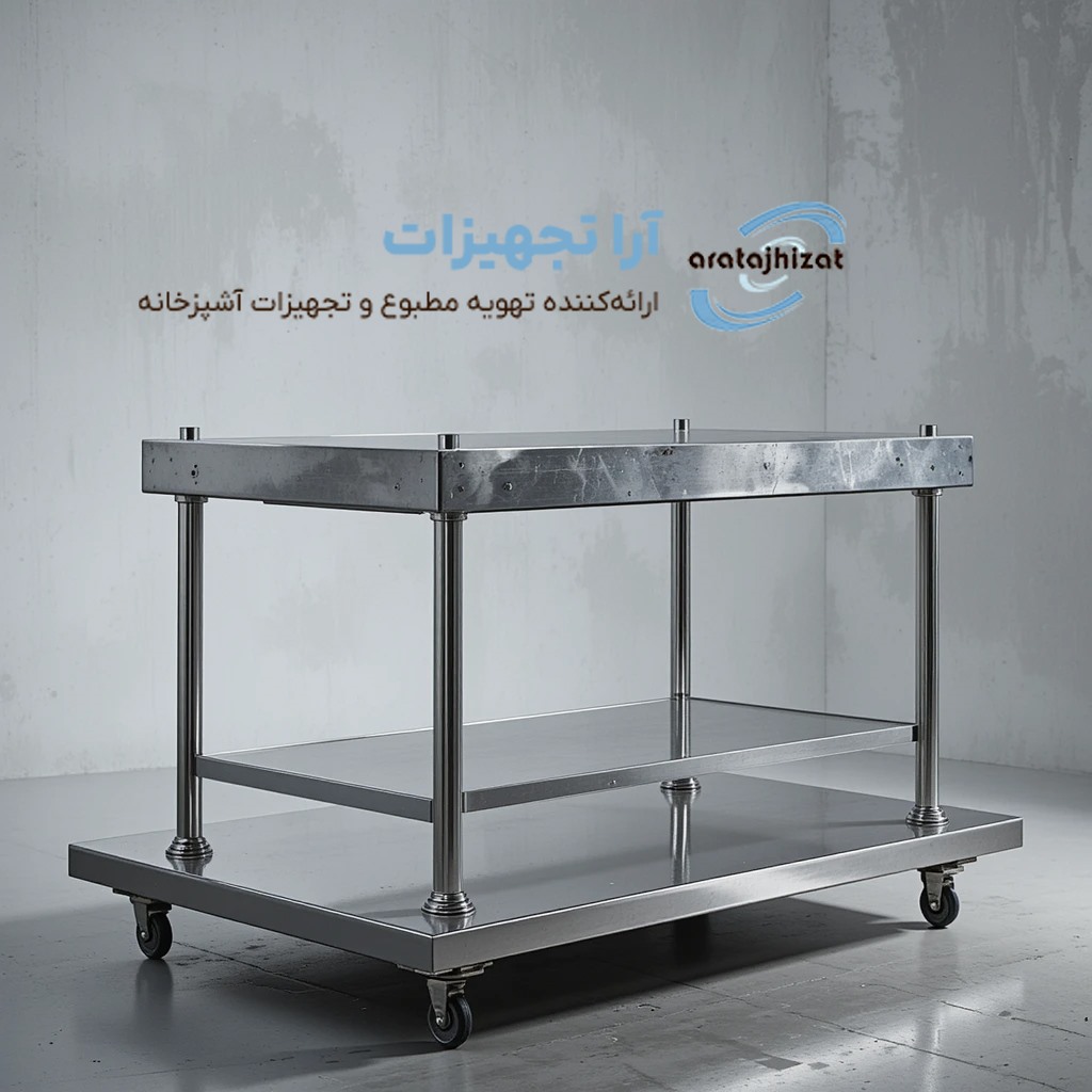 اهمیت میز کار استیل در آشپزخانه‌های صنعتی و تاثیر آن بر بهره‌وری