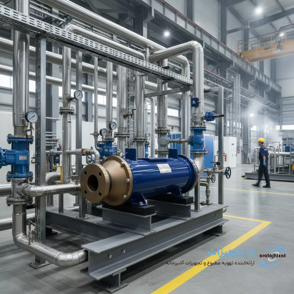 انواع مبدل های حرارتی مورد استفاده در موتورخانه