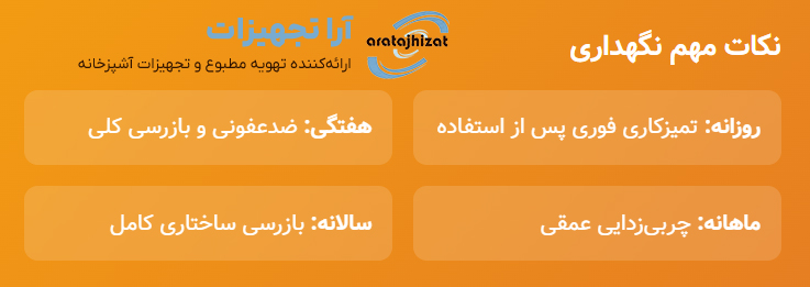نکات مهم و نگهداری از میز کار استیل